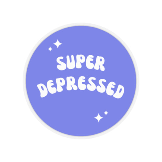 Super Depressed Sticker