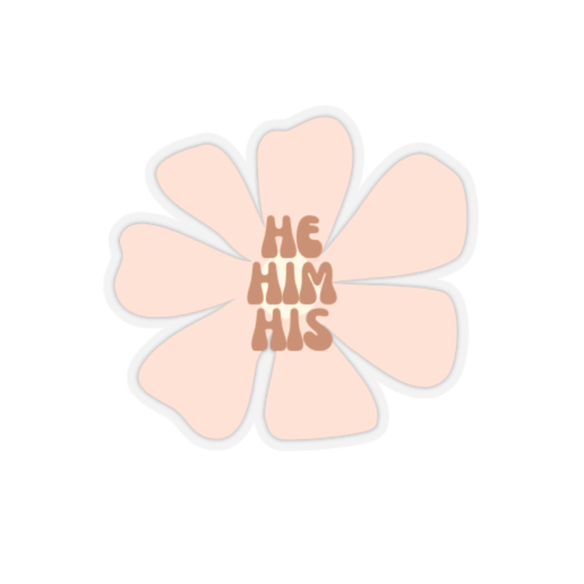 He/Him/His Pronouns Sticker