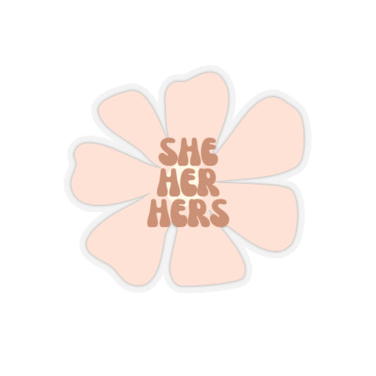 She/ Her/ Hers Sticker